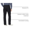 Amazon Essentials Men’s 5-Pocket Stretch Twill Pants(Black)