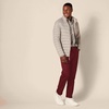 Amazon Essentials Men’s 5-Pocket Stretch Twill Pants(Burgundy)