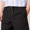 Amazon Essentials Men’s 6″ Inseam Regular Fit Drawstring Shorts with Elastic Waist and Pockets(Black)