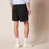 Amazon Essentials Men’s 6″ Inseam Regular Fit Drawstring Shorts with Elastic Waist and Pockets(Black)