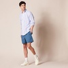 Amazon Essentials Men’s 6″ Inseam Regular Fit Drawstring Shorts with Elastic Waist and Pockets(Deep Blue)