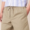 Amazon Essentials Men’s 6″ Inseam Regular Fit Drawstring Shorts with Elastic Waist and Pockets(Khaki Brown)