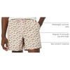 Amazon Essentials Men’s 6″ Inseam Regular Fit Drawstring Shorts with Elastic Waist and Pockets(Lavender Palm Leaf Print)