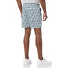 Amazon Essentials Men’s 6″ Inseam Regular Fit Drawstring Shorts with Elastic Waist and Pockets(Light Blue Graphic Flower)