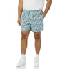 Amazon Essentials Men’s 6″ Inseam Regular Fit Drawstring Shorts with Elastic Waist and Pockets(Light Blue Graphic Flower)