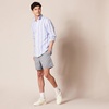 Amazon Essentials Men’s 6″ Inseam Regular Fit Drawstring Shorts with Elastic Waist and Pockets(Light Grey)