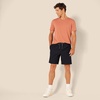 Amazon Essentials Men’s 8″ Inseam Relaxed-Fit Cotton Drawstring Pull-On Walk Shorts, Summer-Weight(Black)