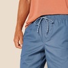 Amazon Essentials Men’s 8″ Inseam Relaxed-Fit Cotton Drawstring Pull-On Walk Shorts, Summer-Weight(Blue)