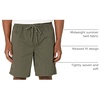 Amazon Essentials Men’s 8″ Inseam Relaxed-Fit Cotton Drawstring Pull-On Walk Shorts, Summer-Weight(Dark Olive)