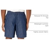 Amazon Essentials Men’s 8″ Inseam Relaxed-Fit Cotton Drawstring Pull-On Walk Shorts, Summer-Weight(Dark Wash Chambray)