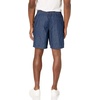 Amazon Essentials Men’s 8″ Inseam Relaxed-Fit Cotton Drawstring Pull-On Walk Shorts, Summer-Weight(Dark Wash Chambray)
