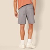 Amazon Essentials Men’s 8″ Inseam Relaxed-Fit Cotton Drawstring Pull-On Walk Shorts, Summer-Weight(Grey)