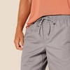 Amazon Essentials Men’s 8″ Inseam Relaxed-Fit Cotton Drawstring Pull-On Walk Shorts, Summer-Weight(Grey)
