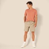 Amazon Essentials Men’s 8″ Inseam Relaxed-Fit Cotton Drawstring Pull-On Walk Shorts, Summer-Weight(Khaki Brown)
