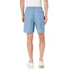 Amazon Essentials Men’s 8″ Inseam Relaxed-Fit Cotton Drawstring Pull-On Walk Shorts, Summer-Weight(Light Wash Chambray)