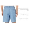 Amazon Essentials Men’s 8″ Inseam Relaxed-Fit Cotton Drawstring Pull-On Walk Shorts, Summer-Weight(Light Wash Chambray)