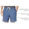 Amazon Essentials Men’s 8″ Inseam Relaxed-Fit Cotton Drawstring Pull-On Walk Shorts, Summer-Weight(Medium Wash Chambray)