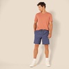 Amazon Essentials Men’s 8″ Inseam Relaxed-Fit Cotton Drawstring Pull-On Walk Shorts, Summer-Weight(Navy)