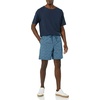 Amazon Essentials Men’s 8″ Inseam Relaxed-Fit Cotton Drawstring Pull-On Walk Shorts, Summer-Weight(Navy/Indigo  Palm)