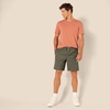 Amazon Essentials Men’s 8″ Inseam Relaxed-Fit Cotton Drawstring Pull-On Walk Shorts, Summer-Weight(Olive)