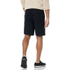 Amazon Essentials Men’s 9″ Elastic Waist Cargo Shorts(Black)