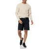 Amazon Essentials Men’s 9″ Elastic Waist Cargo Shorts(Black)