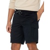 Amazon Essentials Men’s 9″ Elastic Waist Cargo Shorts(Black)