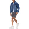 Amazon Essentials Men’s 9″ Elastic Waist Cargo Shorts(Dark Grey)