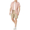 Amazon Essentials Men’s 9″ Elastic Waist Cargo Shorts(Khaki Brown)