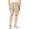 Amazon Essentials Men’s 9″ Elastic Waist Cargo Shorts(Khaki Brown)