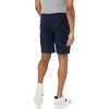 Amazon Essentials Men’s 9″ Elastic Waist Cargo Shorts(Navy)