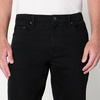 Amazon Essentials Men’s Athletic Fit Jeans with Extra Room in Hip and Thigh, Low Stretch Denim, 5 Pocket Styling(Black)