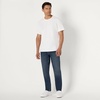 Amazon Essentials Men’s Athletic Fit Jeans with Extra Room in Hip and Thigh, Low Stretch Denim, 5 Pocket Styling(Tinted Dark Wash)
