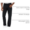 Amazon Essentials Men’s Athletic-Fit Stretch Jeans – Discontinued Colors(Black)