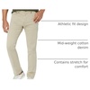 Amazon Essentials Men’s Athletic-Fit Stretch Jeans – Discontinued Colors(Light Khaki Brown)