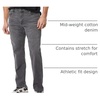 Amazon Essentials Men’s Athletic-Fit Stretch Jeans – Discontinued Colors(Washed Grey)