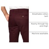 Amazon Essentials Men’s Casual Stretch Chino Pant(Burgundy)