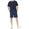 Amazon Essentials Men’s Classic-Fit 9″ Cotton Twill Chino Shorts with Button-Through Pockets(Indigo Palm)