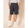 Amazon Essentials Men’s Classic-Fit 9″ Cotton Twill Chino Shorts with Button-Through Pockets(Navy)