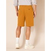 Amazon Essentials Men’s Classic-Fit 9″ Cotton Twill Chino Shorts with Button-Through Pockets(Nutmeg)