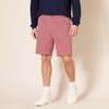 Amazon Essentials Men’s Classic-Fit 9″ Cotton Twill Chino Shorts with Button-Through Pockets(Pink)