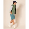 Amazon Essentials Men’s Classic-Fit 9″ Cotton Twill Chino Shorts with Button-Through Pockets(Sage Green)