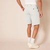 Amazon Essentials Men’s Classic-Fit 9″ Cotton Twill Chino Shorts with Button-Through Pockets(Silver)