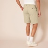 Amazon Essentials Men’s Classic-Fit 9″ Cotton Twill Chino Shorts with Button-Through Pockets(Wheat)