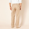 Amazon Essentials Men’s Classic-Fit Expandable-Waist Flat-Front Dress Pants(Khaki Brown)