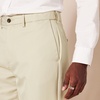 Amazon Essentials Men’s Classic-Fit Expandable-Waist Flat-Front Dress Pants(Stone)