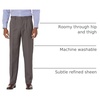 Amazon Essentials Men’s Classic-Fit Pleated Dress Pants (Available in Big & Tall)(Dark Grey)