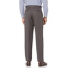 Amazon Essentials Men’s Classic-Fit Pleated Dress Pants (Available in Big & Tall)(Dark Grey)