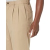Amazon Essentials Men’s Classic-Fit Pleated Dress Pants (Available in Big & Tall)(Khaki)