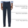 Amazon Essentials Men’s Classic-Fit Pleated Dress Pants (Available in Big & Tall)(Navy)